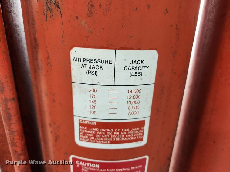 image for item MK9511 Snap On  pneumatic jack