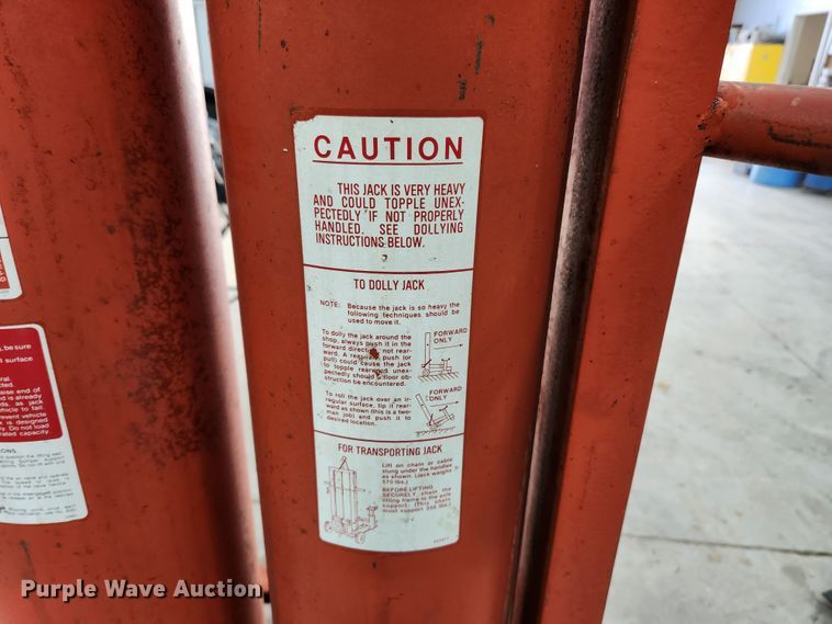 image for item MK9511 Snap On  pneumatic jack