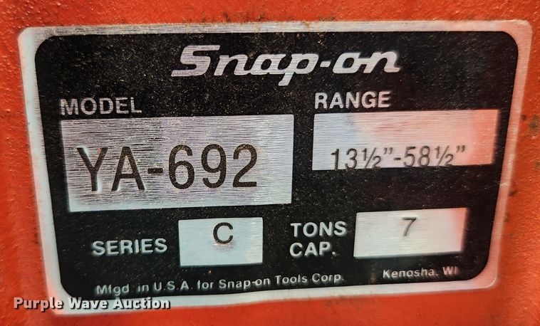 image for item MK9511 Snap On  pneumatic jack