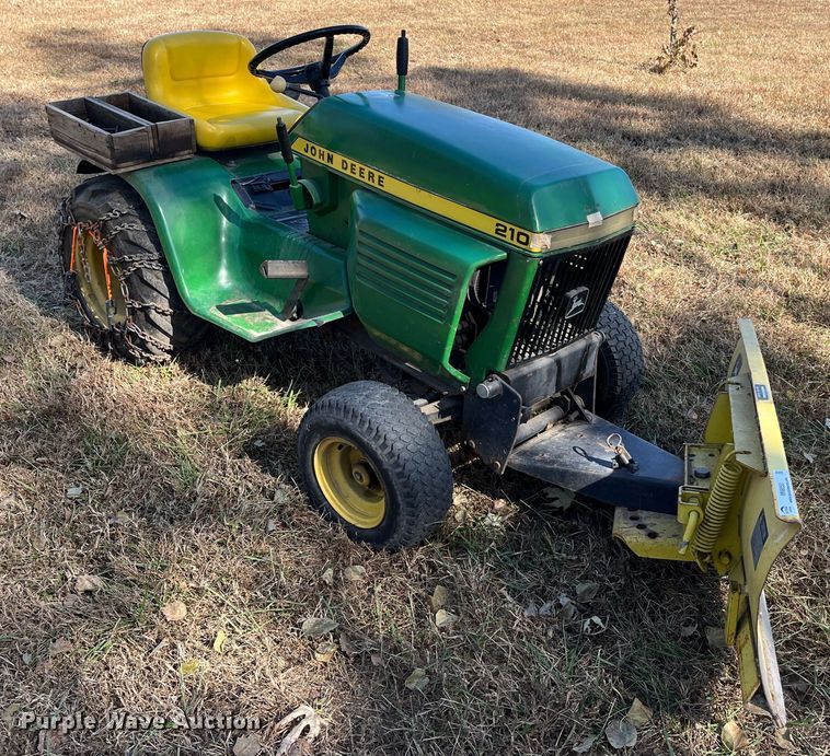 image for item MN9350 John Deere 210  lawn mower