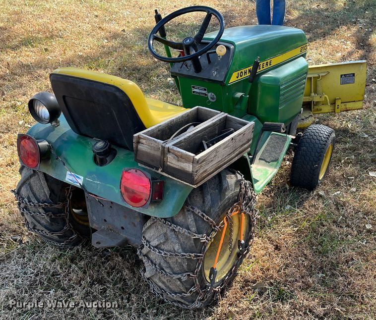 image for item MN9350 John Deere 210  lawn mower