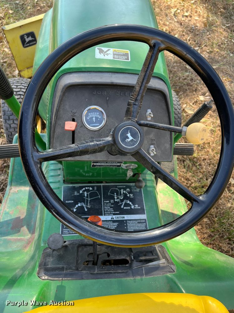 image for item MN9350 John Deere 210  lawn mower