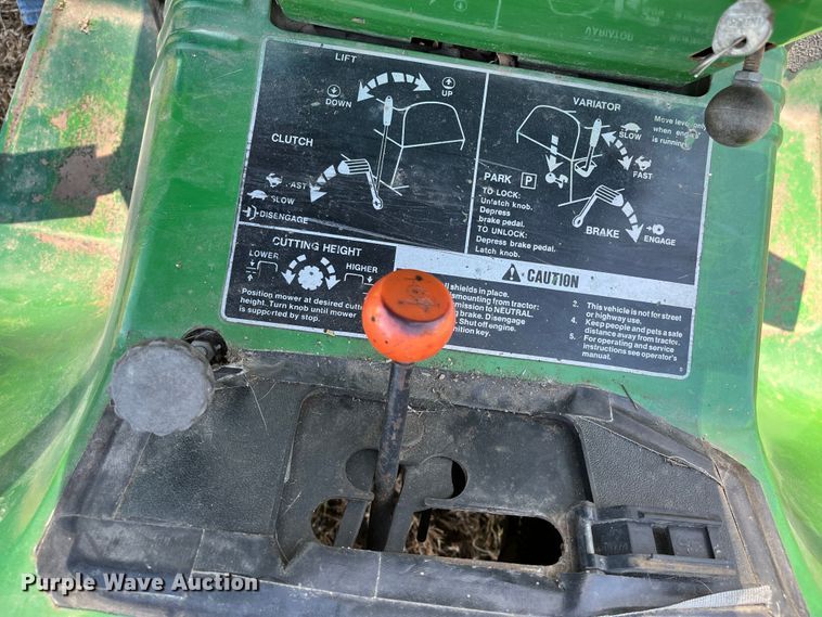 image for item MN9350 John Deere 210  lawn mower
