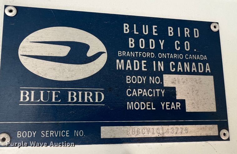 image for item MR9983 2005 Blue Bird Vision  school bus