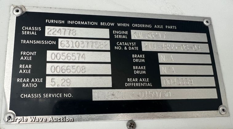 image for item MR9983 2005 Blue Bird Vision  school bus