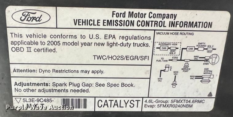 image for item MR9988 2005 Ford F150  SuperCab pickup truck