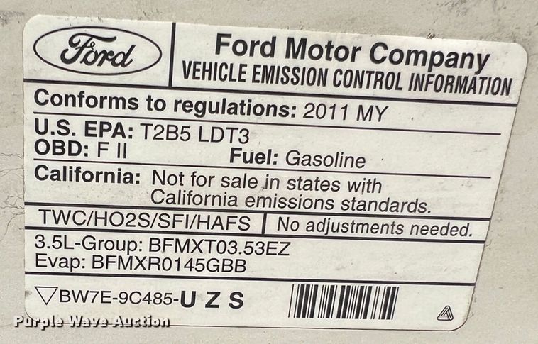 image for item MR9989 2011 Ford Explorer  SUV