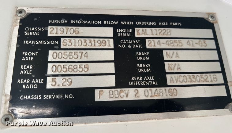 image for item MR9990 2005 Blue Bird Vision  school bus