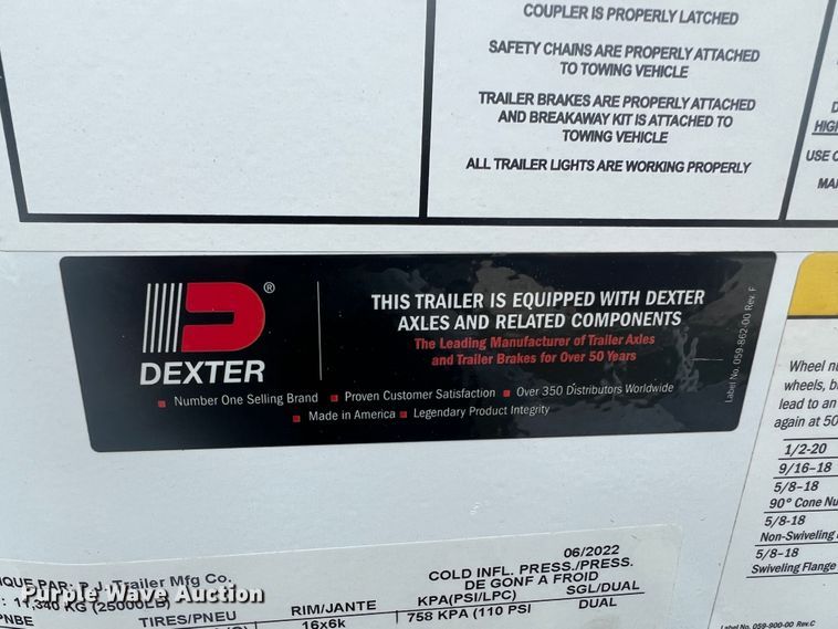 image for item MS9019 2023 PJ 3F412  equipment trailer