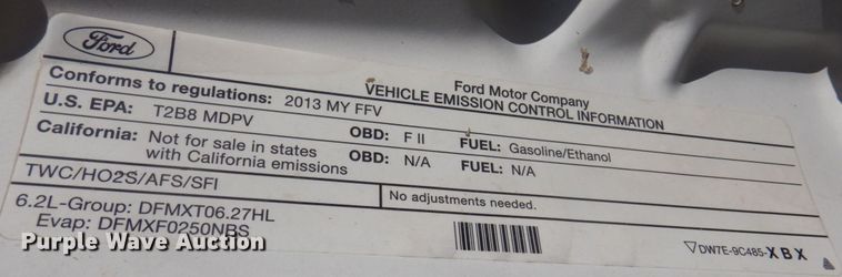 image for item MW9322 2013 Ford F350 Super Duty XLT  Crew Cab pickup truck