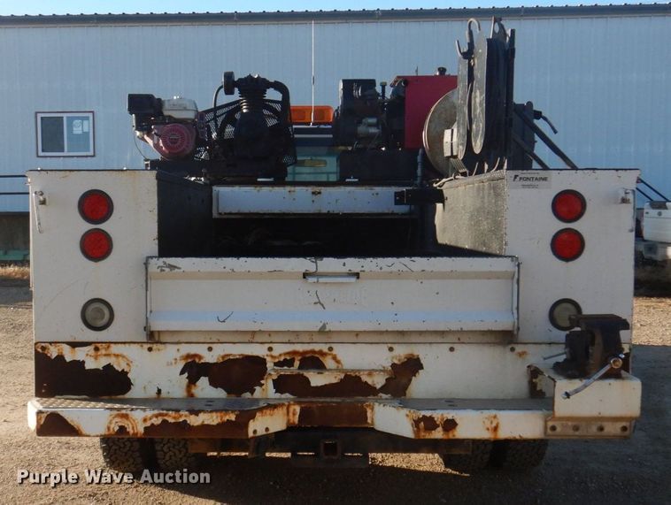 image for item MW9327 2008 Ford F350 Super Duty XLT  utility bed pickup truck