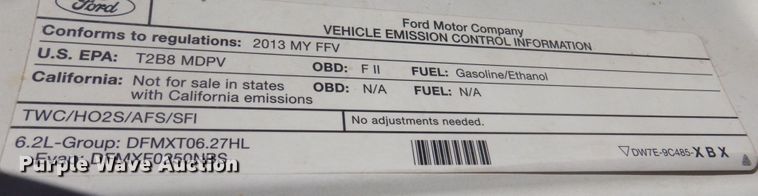 image for item MW9329 2013 Ford F350 Super Duty XLT  Crew Cab pickup truck