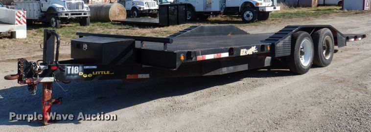 image for item MW9361 2018 Doolittle  tilt deck utility trailer