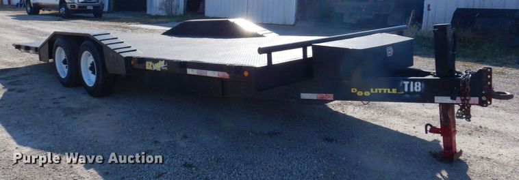 image for item MW9361 2018 Doolittle  tilt deck utility trailer