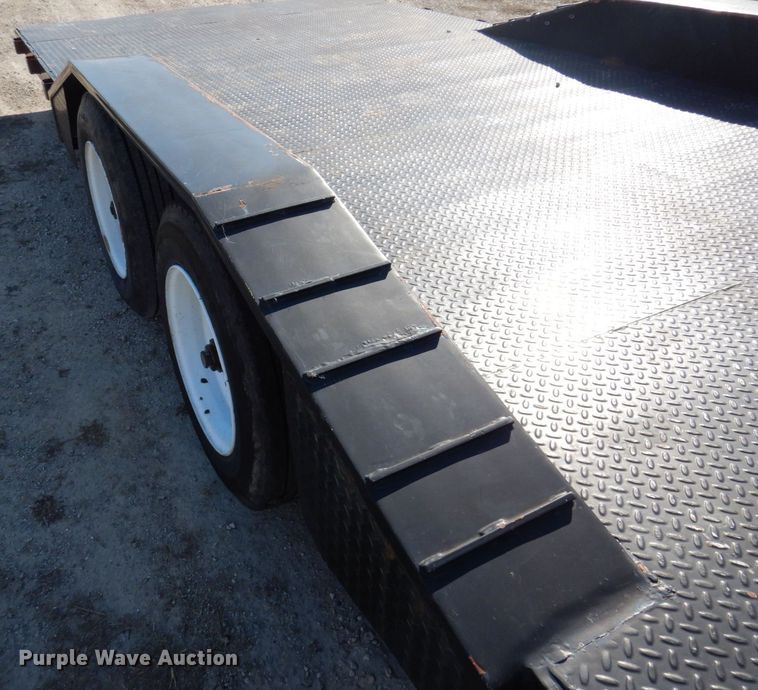 image for item MW9361 2018 Doolittle  tilt deck utility trailer