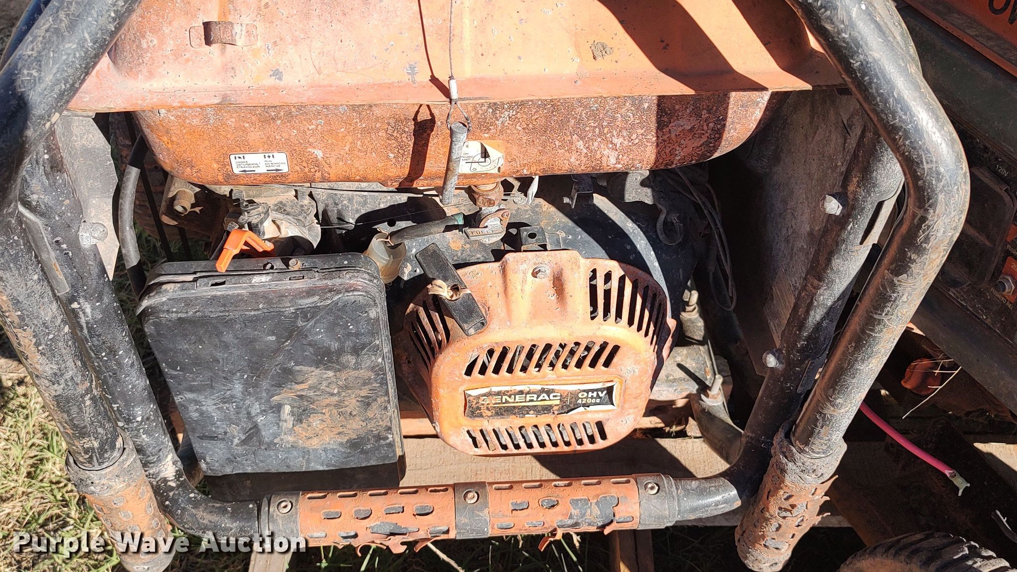 Generac generators in El Reno, OK Item LK9966 sold Purple Wave