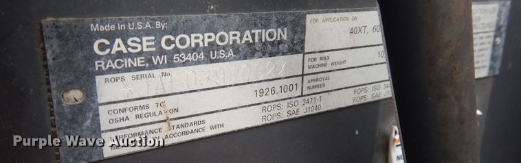 image for item DF8186 2003 Case 60XT  skid steer loader