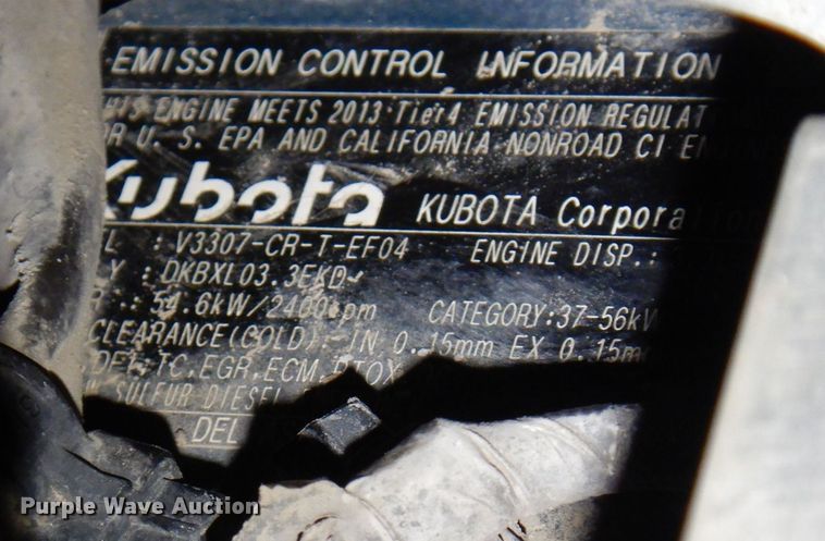 image for item DK2048 2013 Kubota SVL75-2  tracked skid steer loader