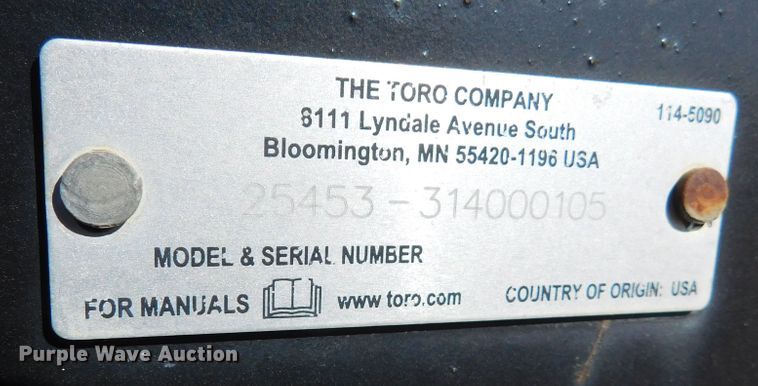 image for item DM2518 2014 Toro RT1200  trencher