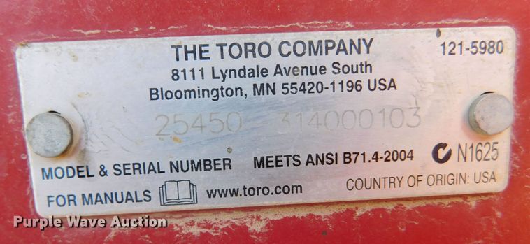 image for item DM2518 2014 Toro RT1200  trencher