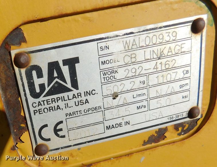 image for item DM2519 2012 Caterpillar 324E L  excavator