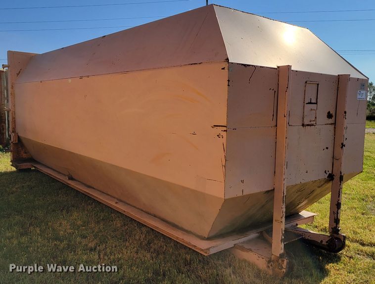 image for item DM8043 Wastequip  roll-off trash compactor dumpster