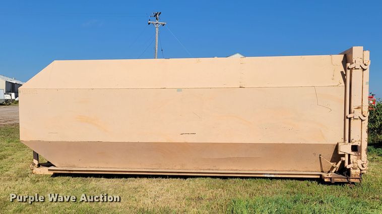 image for item DM8043 Wastequip  roll-off trash compactor dumpster
