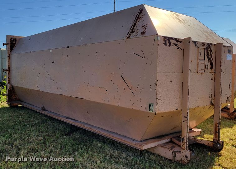 image for item DM8044 Wastequip  roll-off trash compactor dumpster