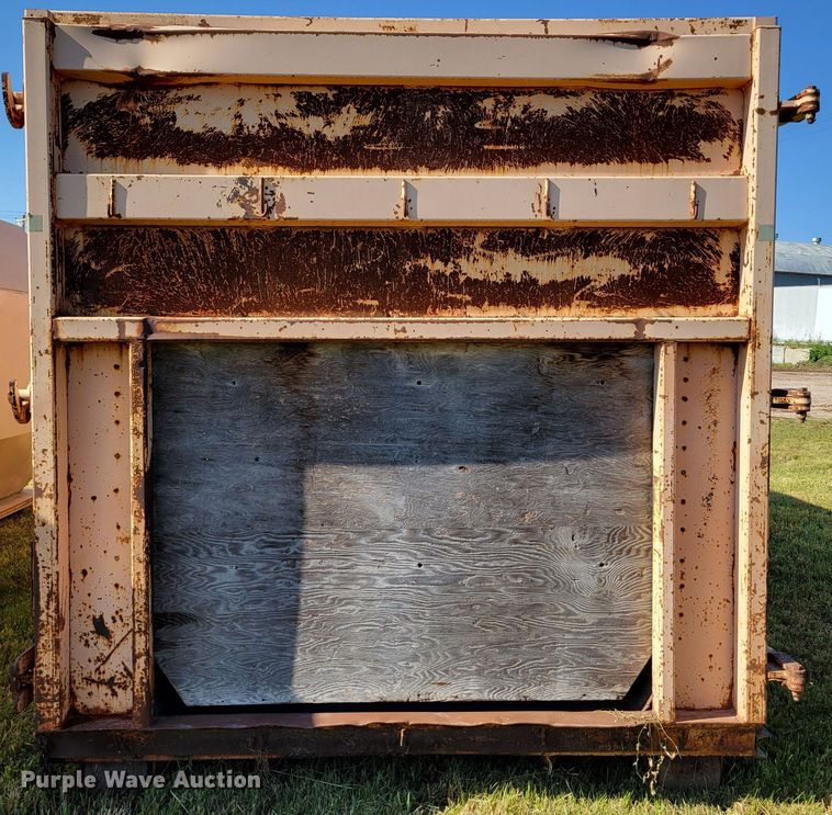 image for item DM8044 Wastequip  roll-off trash compactor dumpster