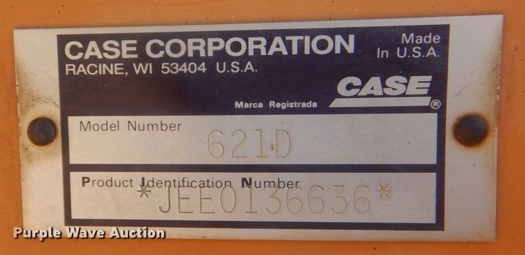 image for item DO1646 2004 Case 621D  wheel loader