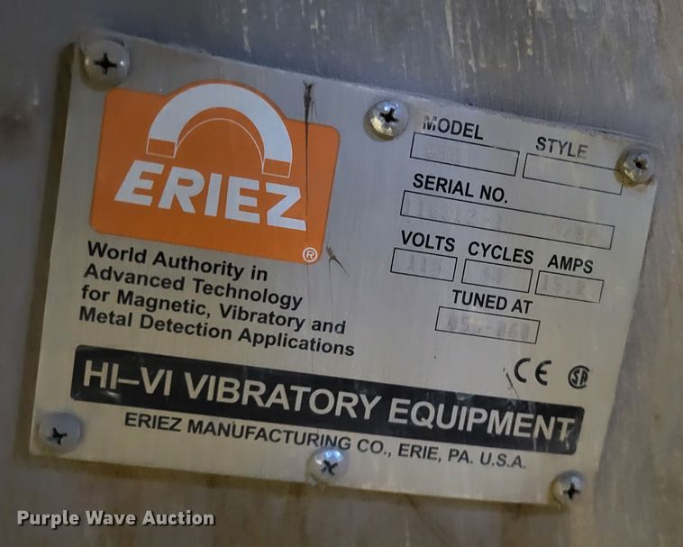 image for item DO3422 Eriez  sand bagging system