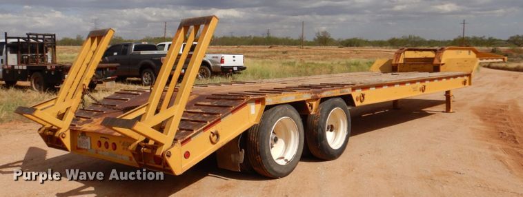 image for item DQ1866 1995 McDaniel 18DE-35-2  equipment trailer