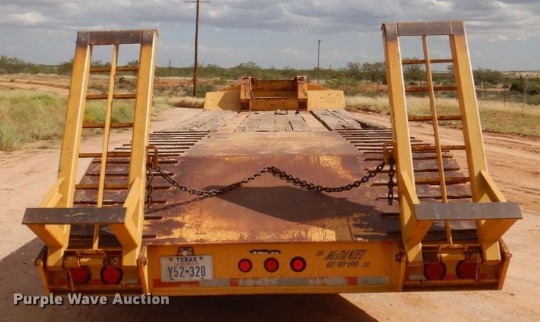 image for item DQ1866 1995 McDaniel 18DE-35-2  equipment trailer