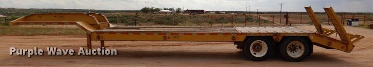 image for item DQ1866 1995 McDaniel 18DE-35-2  equipment trailer