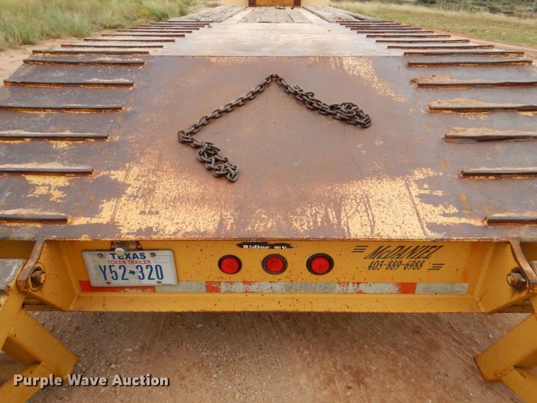 image for item DQ1866 1995 McDaniel 18DE-35-2  equipment trailer