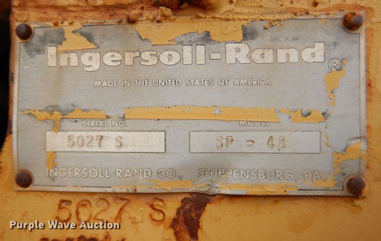 image for item DQ1867 1980 Ingersoll Rand SP-48  single drum roller