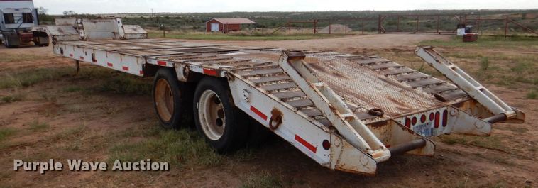 image for item DQ1868 2003 Load King  equipment trailer