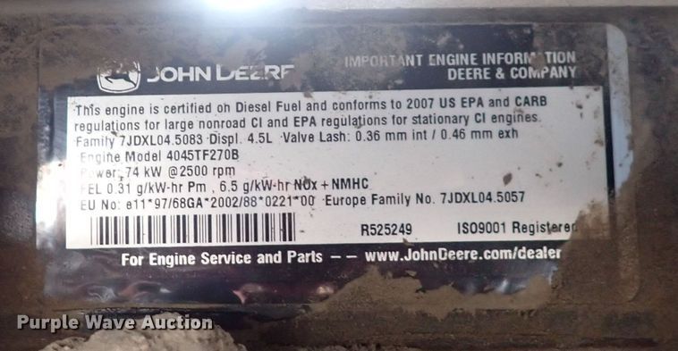 image for item DQ3085 2007 Genie GTH-842  telehandler