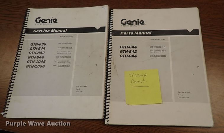 image for item DQ3085 2007 Genie GTH-842  telehandler