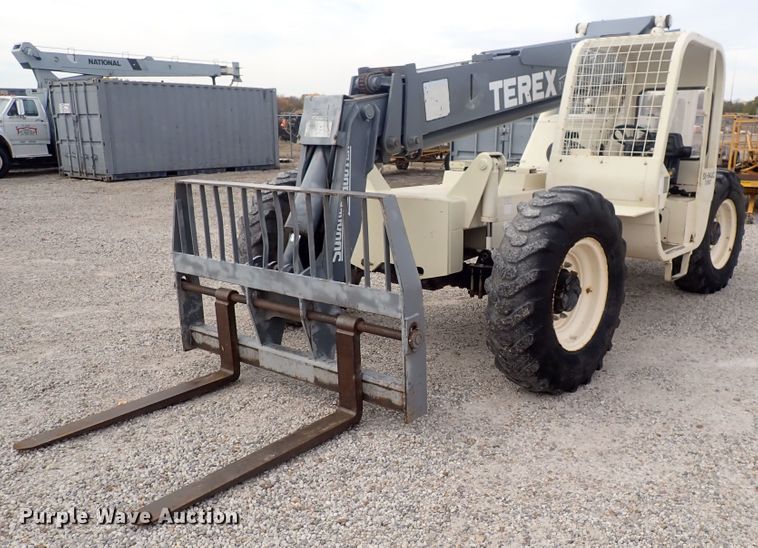 image for item DQ3086 2001 Terex SS842C Turbo  telehandler