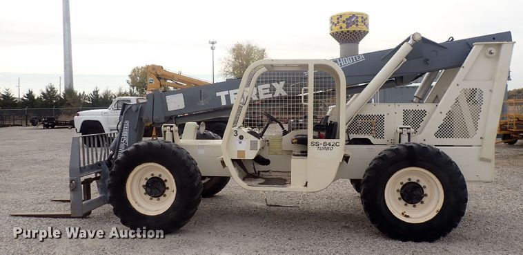 image for item DQ3086 2001 Terex SS842C Turbo  telehandler