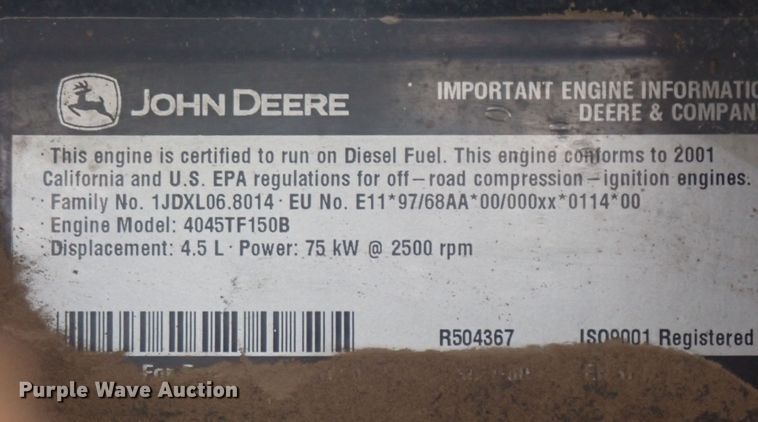 image for item DQ3086 2001 Terex SS842C Turbo  telehandler