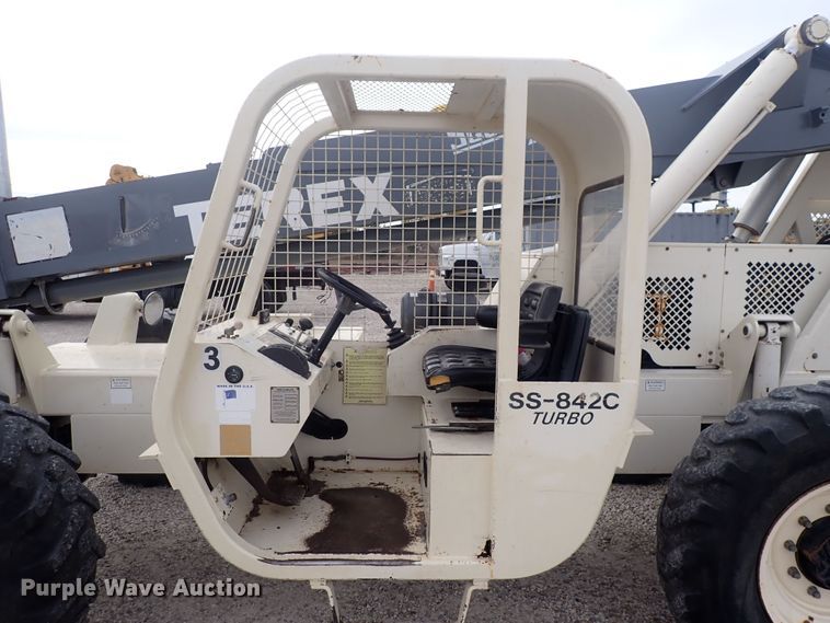 image for item DQ3086 2001 Terex SS842C Turbo  telehandler
