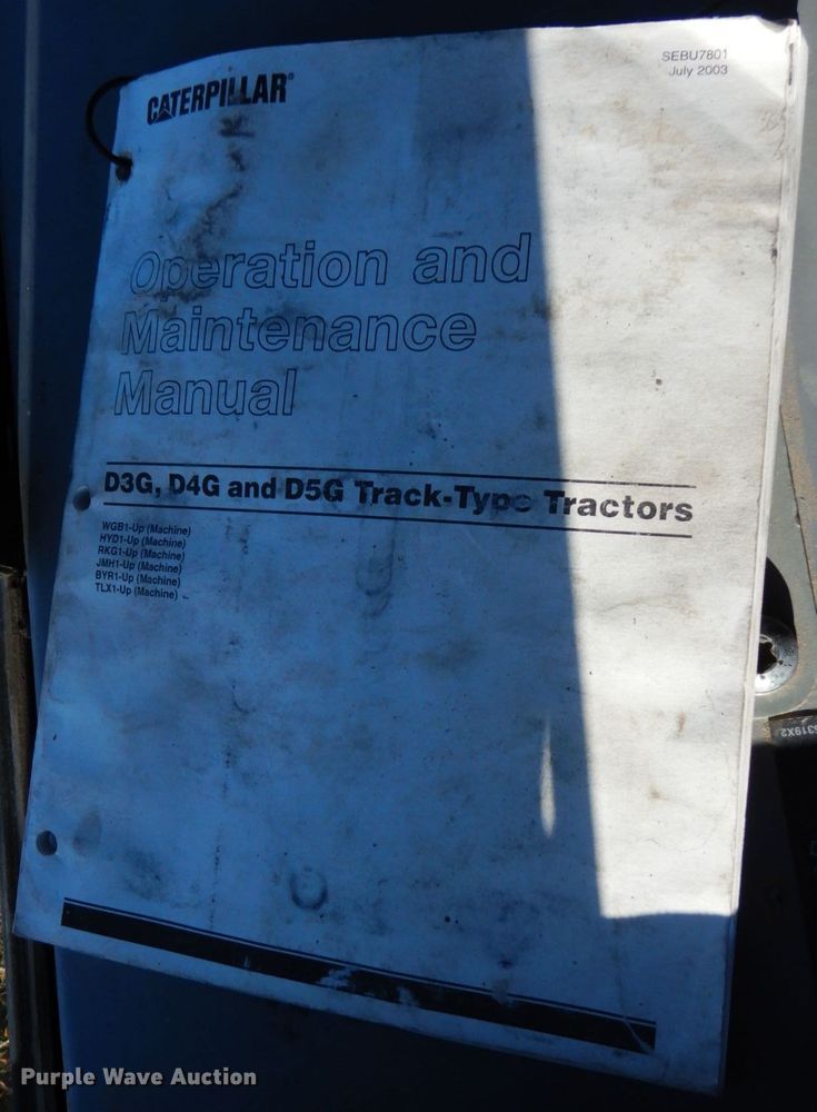 image for item DQ7265 2006 Caterpillar D3G LGP  dozer