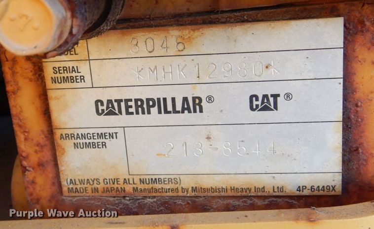 image for item DQ7265 2006 Caterpillar D3G LGP  dozer