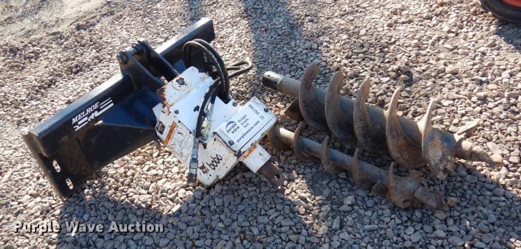 image for item DQ7268 Bobcat 12  skid steer auger