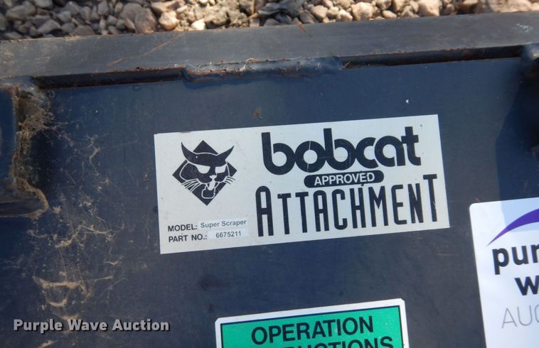 image for item DQ7269 Bobcat Super Scraper  skid steer scraper