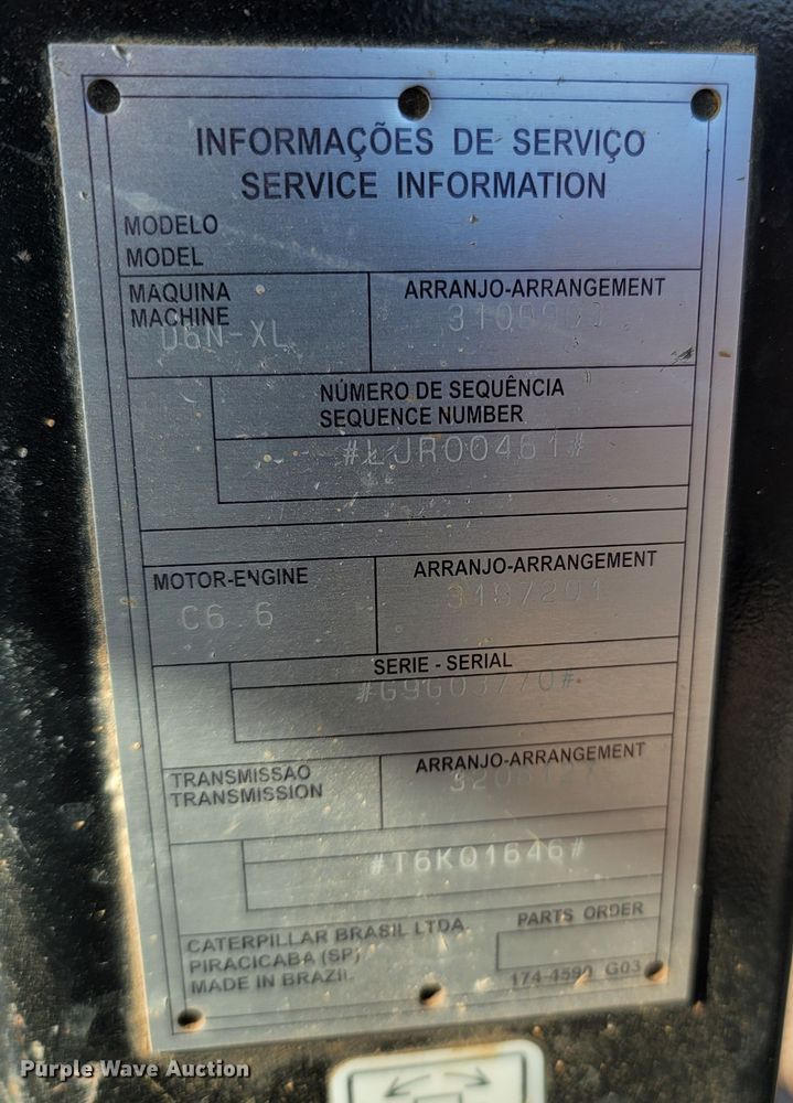 image for item DR3337 2011 Caterpillar D6N XL  dozer