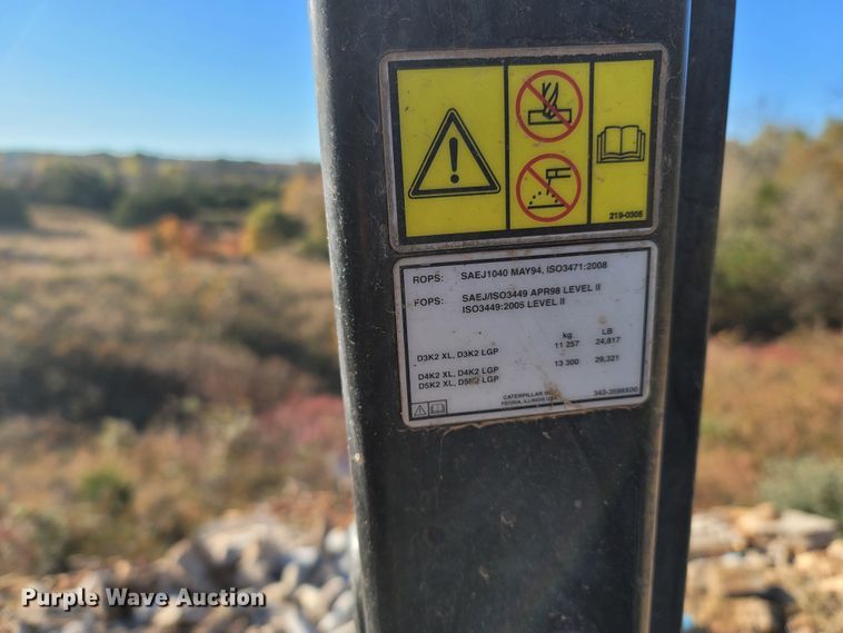 image for item DR3338 2012 Caterpillar D3K2 XL  dozer