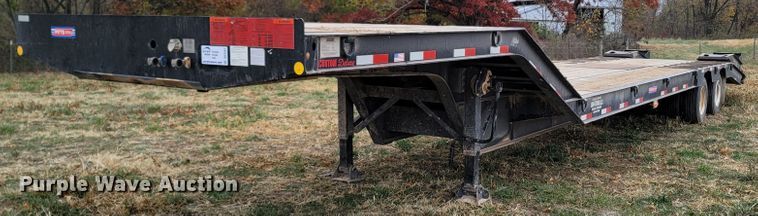 image for item DR3342 2021 Pitts Trailers LB25-33CS  drop deck equipment trailer